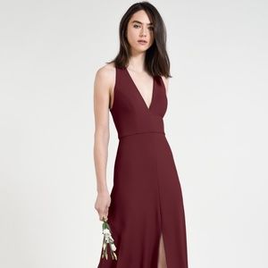 Jenny Yoo size 12 Margot gown in Hibiscus.
